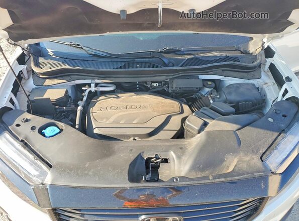 5FPYK3F56PB042595 2023 HONDA RIDGELINE White Vista interior trasera
