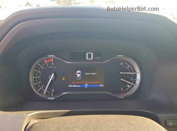 5FPYK3F56PB042595 2023 HONDA RIDGELINE White Vista del cuadro de instrumentos