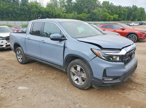 5FPYK3F56SB048860 2025 HONDA RIDGELINE Blue Передня права чверть