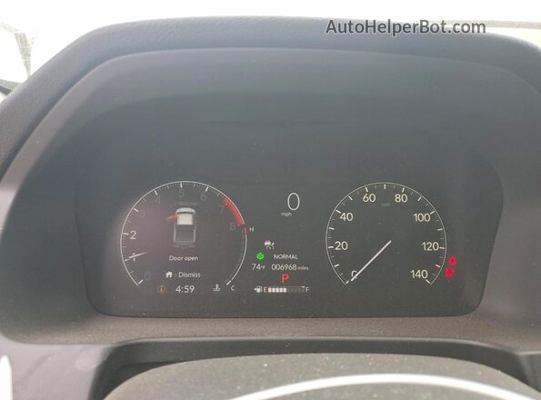 5FPYK3F56SB048860 2025 HONDA RIDGELINE Blue Вид щитка приладів