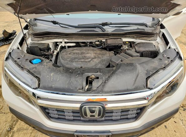 5FPYK3F57LB025007 2020 HONDA RIDGELINE White Vista del compartimento del motor