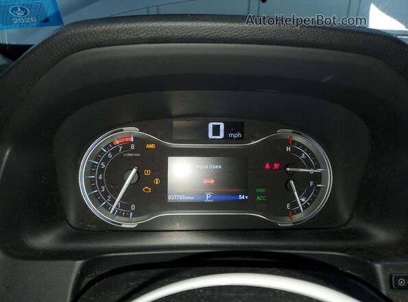 5FPYK3F58PB024325 2023 HONDA RIDGELINE Silver ხელსაწყოთა პანელის ხედი