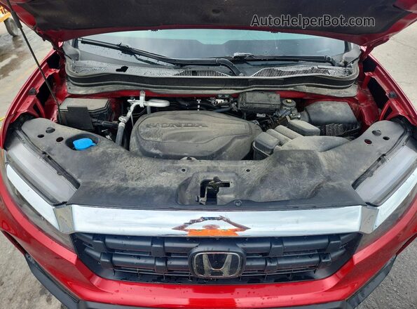 5FPYK3F58SB000521 2025 HONDA RIDGELINE Red Սալոնի հետևի տեսք
