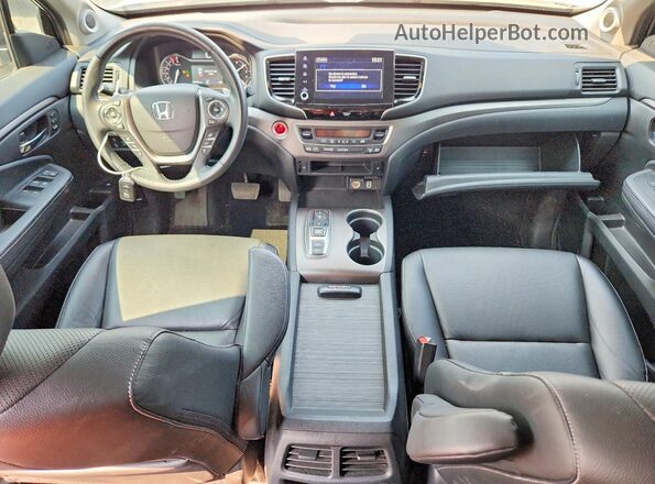 5FPYK3F59NB017316 2022 HONDA RIDGELINE White Առջևի վահանակի տեսք