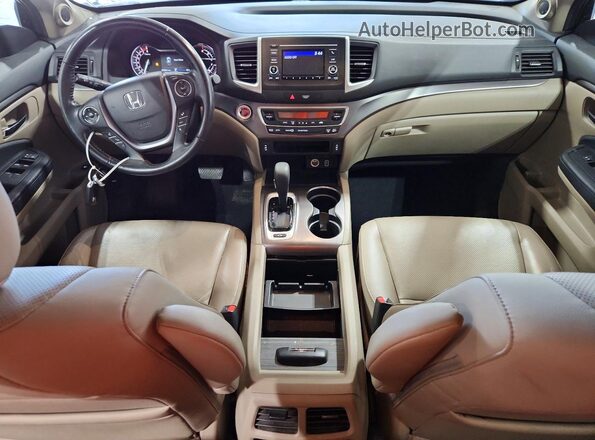 5FPYK3F5XKB030815 2019 HONDA RIDGELINE White Панорамний вид салону 360°