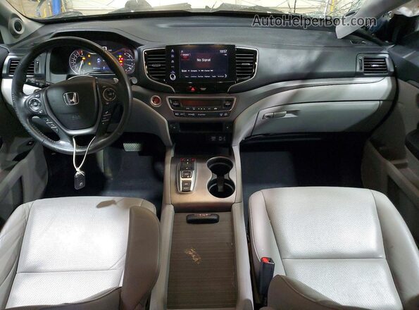 5FPYK3F5XPB001810 2023 HONDA RIDGELINE Blue Առջևի վահանակի տեսք