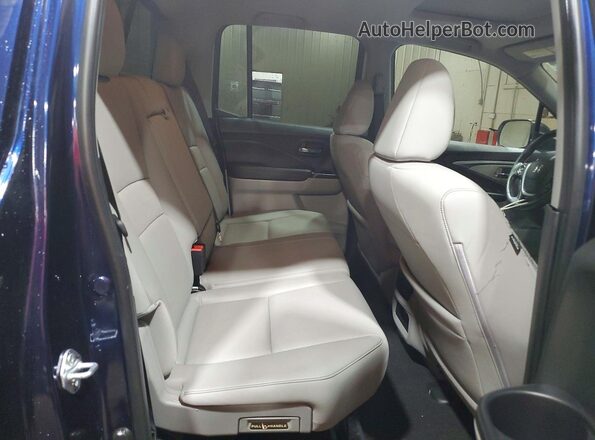 5FPYK3F5XPB001810 2023 HONDA RIDGELINE Blue Հետևի նստատեղերի տեսք