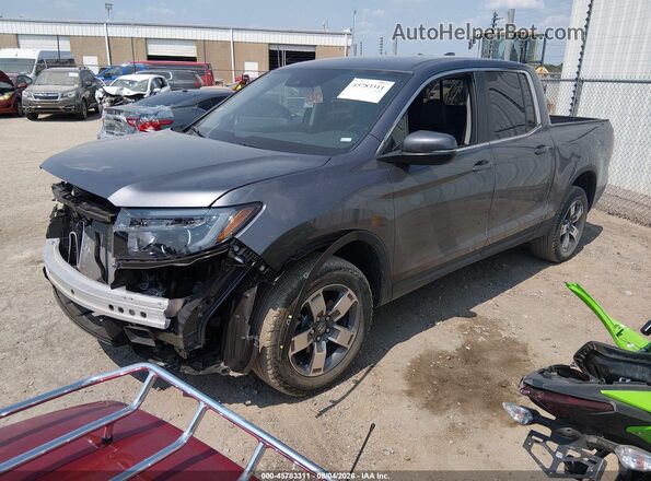 5FPYK3F5XTB034929 2026 HONDA RIDGELINE Gray Передня ліва чверть