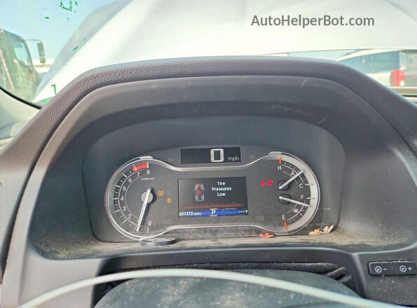 5FPYK3F62HB019079 2017 HONDA RIDGELINE Gray ხელსაწყოთა პანელის ხედი