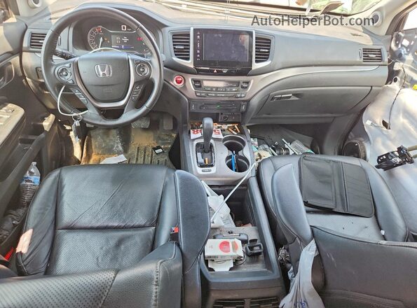 5FPYK3F62HB019079 2017 HONDA RIDGELINE Gray წინა პანელის ხედი