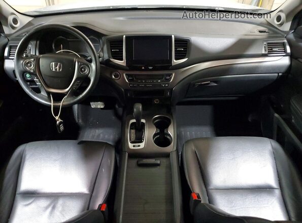5FPYK3F63HB014361 2017 HONDA RIDGELINE Silver წინა პანელის ხედი