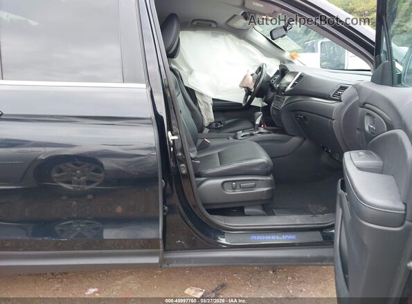 5FPYK3F66HB017240 2017 HONDA RIDGELINE Black Вид салону спереду
