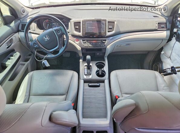 5FPYK3F66KB008156 2019 HONDA RIDGELINE Gray Առջևի վահանակի տեսք