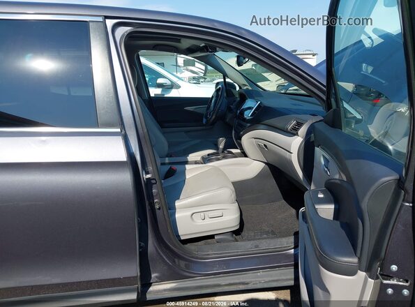 5FPYK3F6XKB039183 2019 HONDA RIDGELINE Gray Вид салону спереду