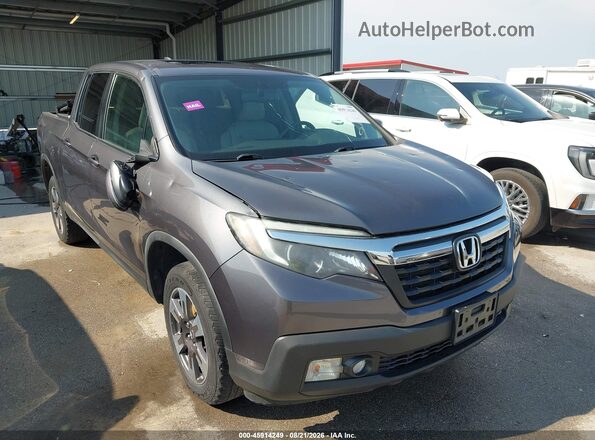 5FPYK3F6XKB039183 2019 HONDA RIDGELINE Gray Вид спереду