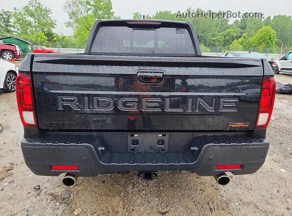 5FPYK3F6XSB004658 2025 HONDA RIDGELINE Black Вид ззаду