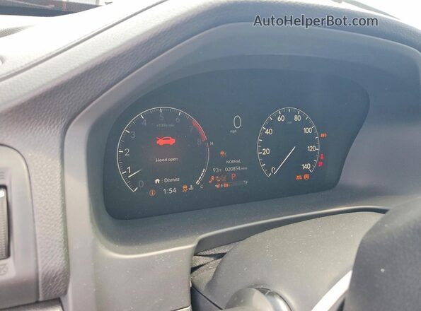 5FPYK3F6XSB010895 2025 HONDA RIDGELINE Gray Вид щитка приладів