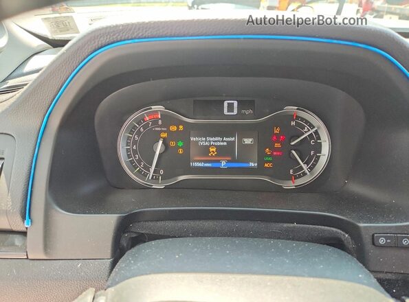 5FPYK3F70HB028548 2017 HONDA RIDGELINE Silver Widok zestawu wskaźników