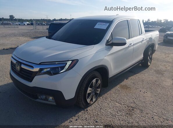 5FPYK3F70KB013667 2019 HONDA RIDGELINE Белый Передняя левая четверть
