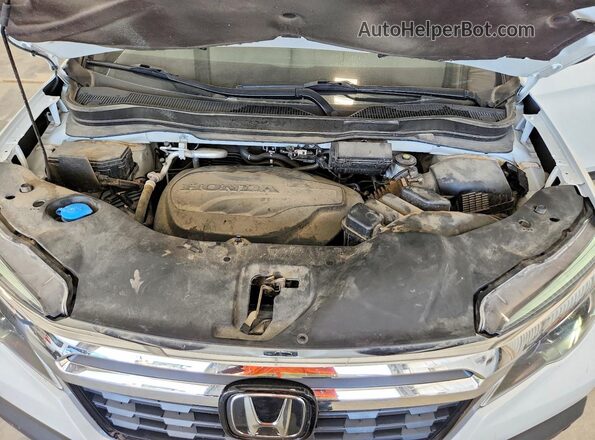 5FPYK3F70LB016859 2020 HONDA RIDGELINE White Vista interior trasera