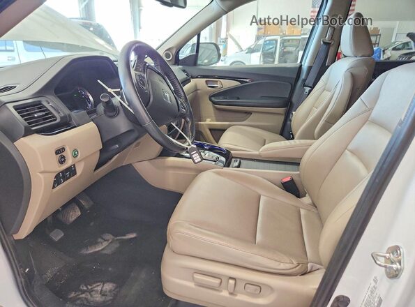5FPYK3F70LB016859 2020 HONDA RIDGELINE White Vista interior delantera
