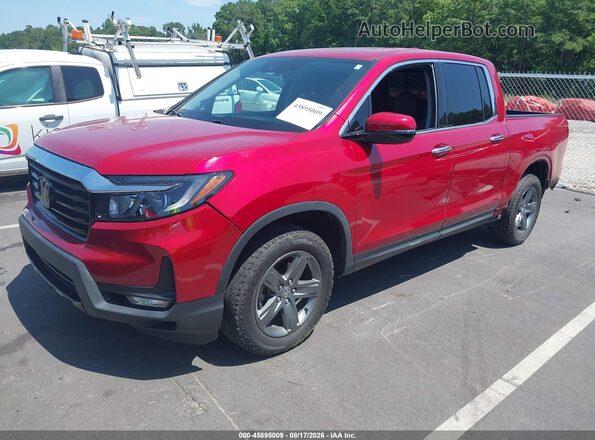 5FPYK3F70MB026924 2021 HONDA RIDGELINE Red Przód lewy