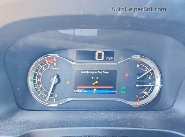 5FPYK3F70NB014824 2022 HONDA RIDGELINE Серый Вид щитка приборов