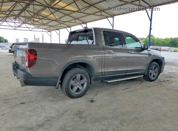 5FPYK3F71NB011611 2022 HONDA RIDGELINE Коричневый Задняя правая четверть