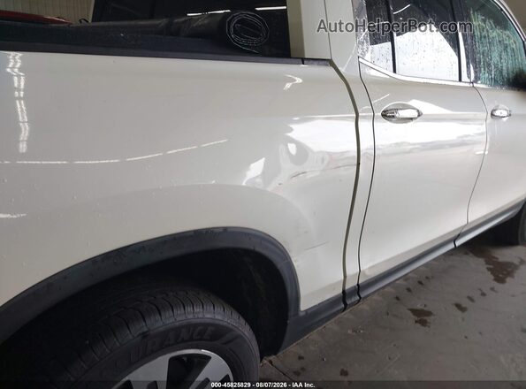 5FPYK3F72JB004855 2018 HONDA RIDGELINE White Вид спереду
