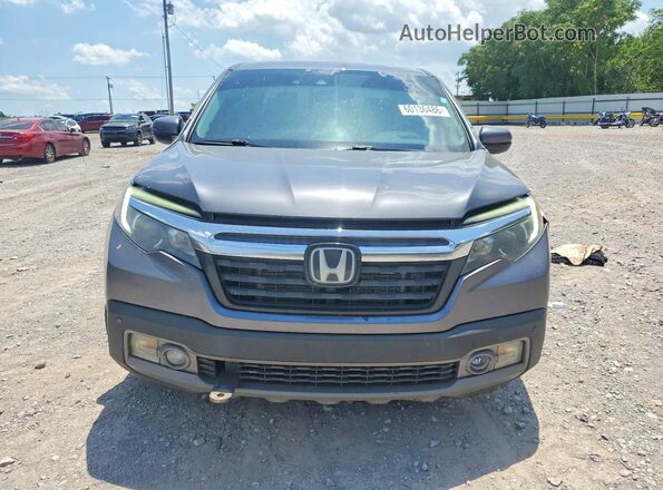 5FPYK3F72JB007643 2018 HONDA RIDGELINE Gray Widok z przodu