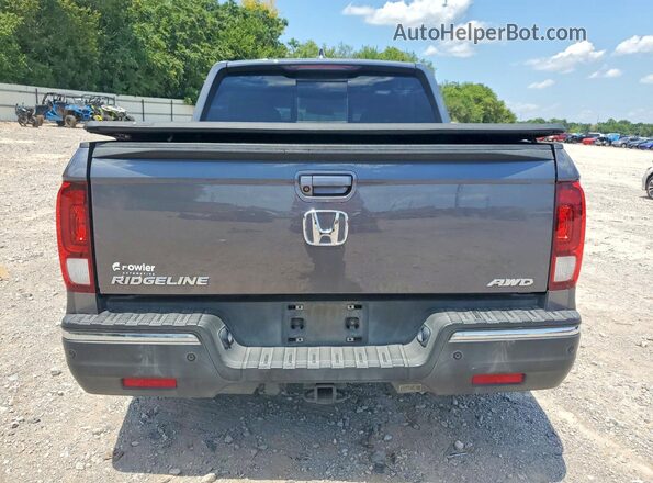 5FPYK3F72JB007643 2018 HONDA RIDGELINE Gray Widok z tyłu