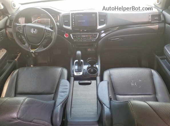 5FPYK3F72JB007643 2018 HONDA RIDGELINE Gray Widok deski rozdzielczej