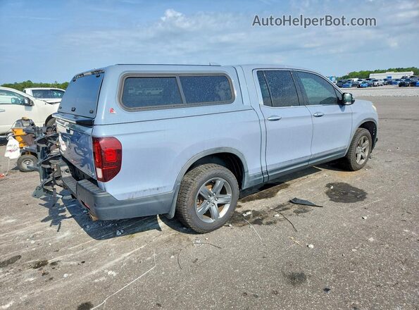 5FPYK3F72NB020527 2022 HONDA RIDGELINE Turquoise Հետևի աջ