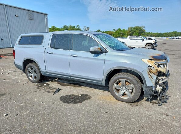 5FPYK3F72NB020527 2022 HONDA RIDGELINE Turquoise Առջևի աջ