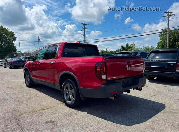 5FPYK3F72NB028708 2022 HONDA RIDGELINE Burgundy Հետևի աջ