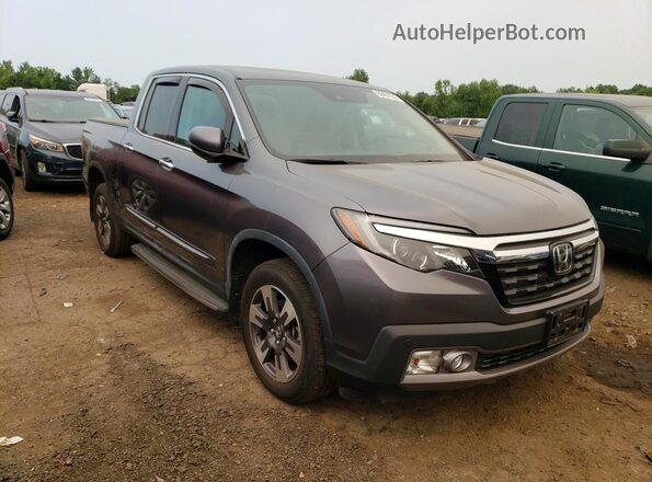 5FPYK3F73KB015509 2019 HONDA RIDGELINE Charcoal Передня права чверть