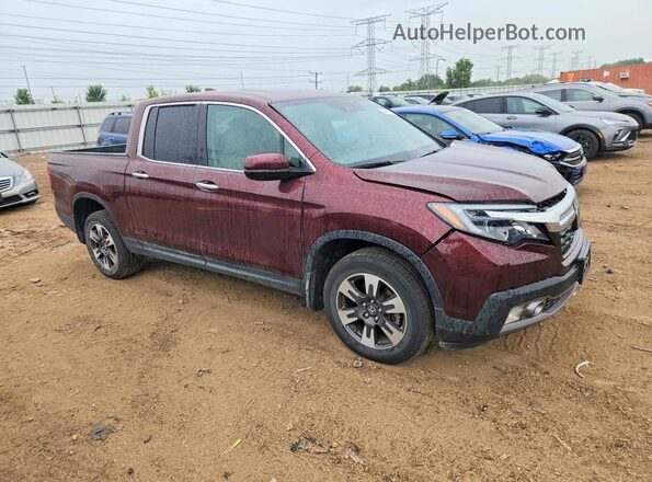 5FPYK3F73KB028356 2019 HONDA RIDGELINE Burgundy Передня права чверть
