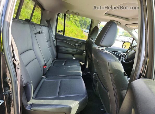 5FPYK3F74JB004243 2018 HONDA RIDGELINE Black Вид задніх сидінь
