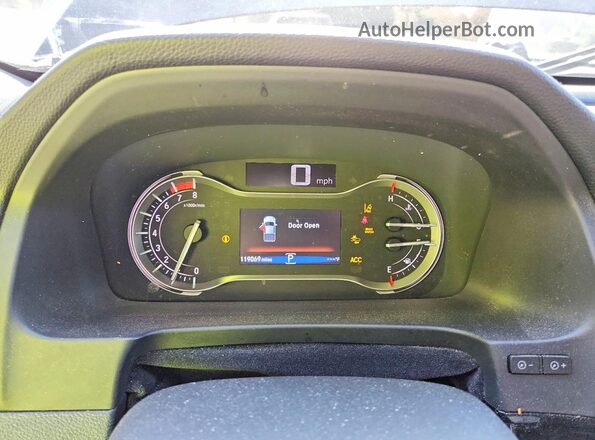 5FPYK3F74JB004243 2018 HONDA RIDGELINE Black Вид щитка приладів
