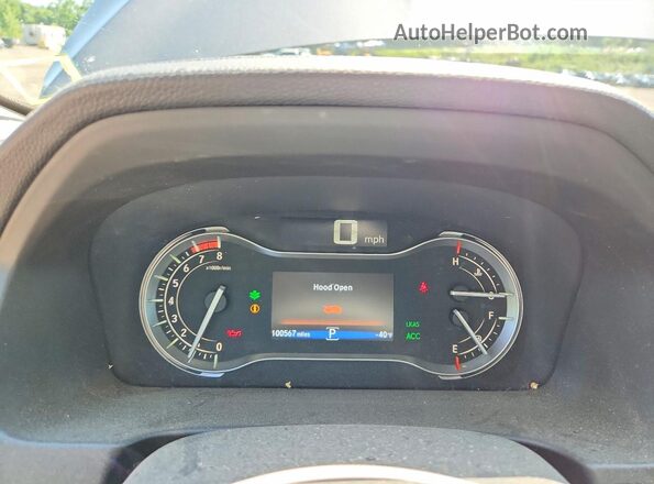 5FPYK3F74LB017349 2020 HONDA RIDGELINE Gray Instrument cluster view