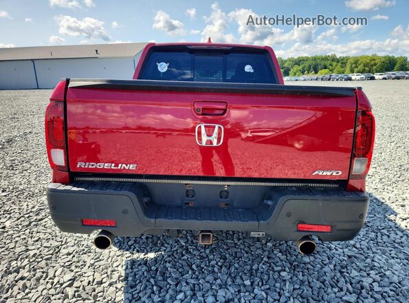 5FPYK3F74MB026943 2021 HONDA RIDGELINE Red Vista trasera
