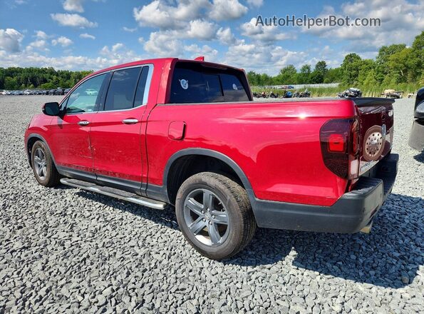 5FPYK3F74MB026943 2021 HONDA RIDGELINE Red Trasero izquierdo