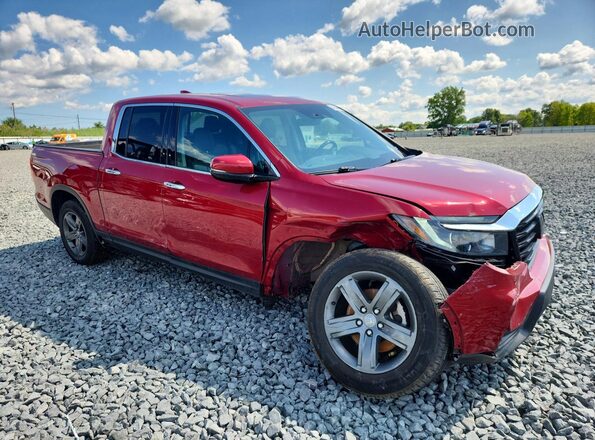 5FPYK3F74MB026943 2021 HONDA RIDGELINE Red Delantero derecho