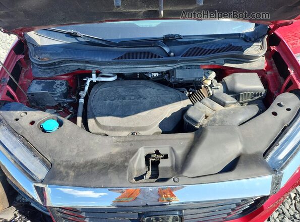5FPYK3F74MB026943 2021 HONDA RIDGELINE Red Vista interior trasera