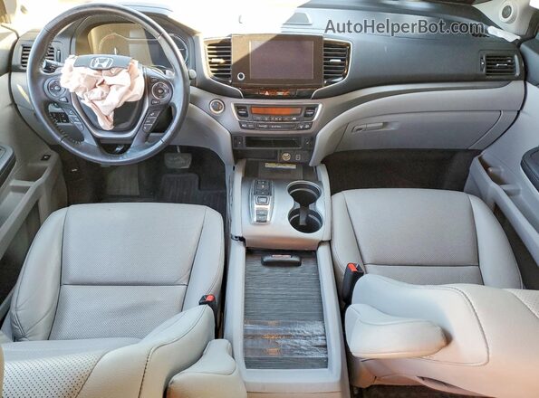 5FPYK3F74PB065634 2023 HONDA RIDGELINE Gray Widok deski rozdzielczej