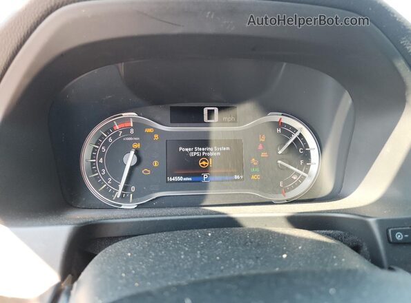 5FPYK3F75KB022140 2019 HONDA RIDGELINE White Vista del cuadro de instrumentos