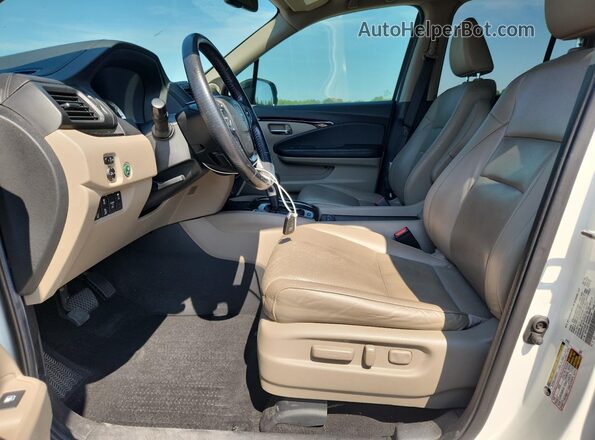 5FPYK3F75KB022140 2019 HONDA RIDGELINE White Vista interior delantera