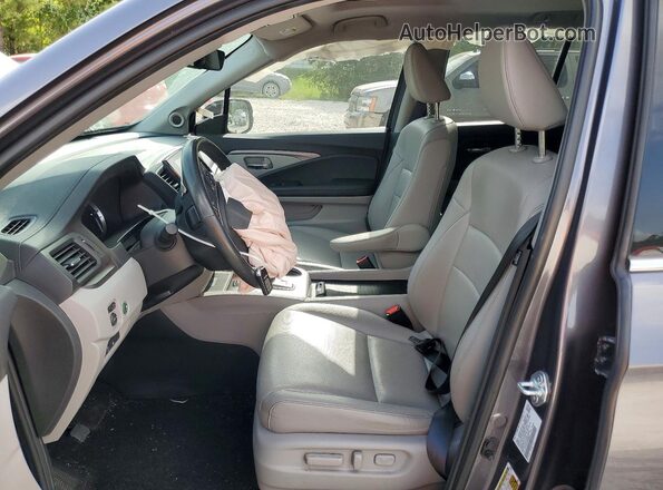 5FPYK3F76MB005575 2021 HONDA RIDGELINE Серый Вид салона спереди