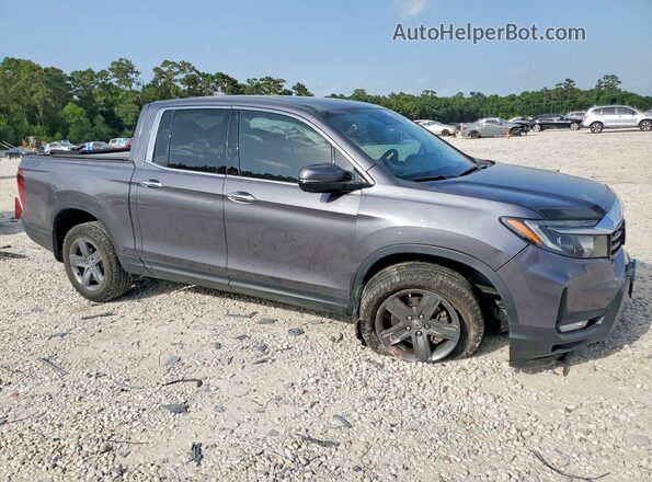 5FPYK3F76MB005575 2021 HONDA RIDGELINE Серый Передняя правая четверть