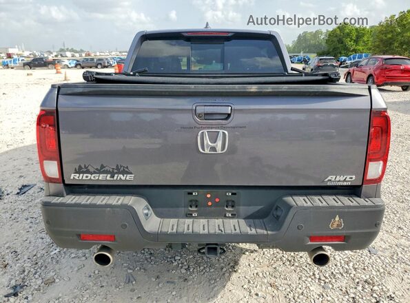 5FPYK3F76MB005575 2021 HONDA RIDGELINE Серый Вид сзади